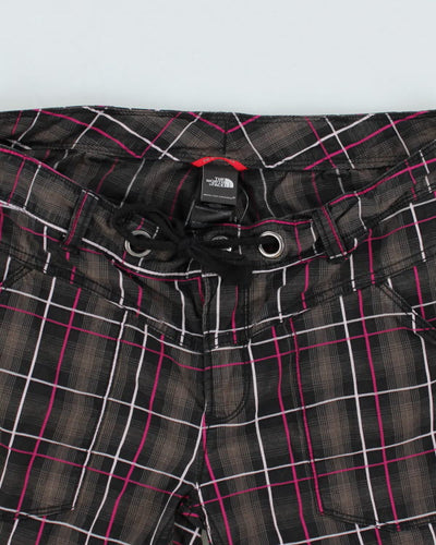Y2k 00s The North Face Check Shorts - W34