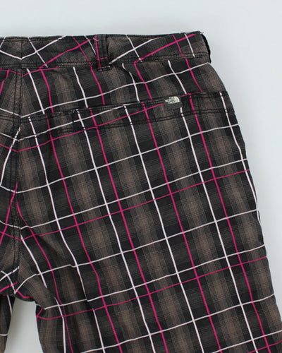 Y2k 00s The North Face Check Shorts - W34