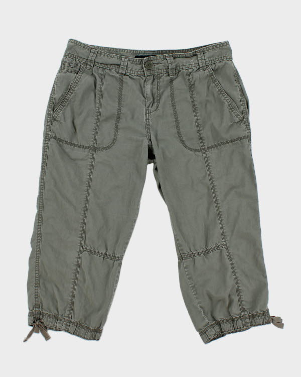 Y2k 00s Calvin Klein Khaki Capris - W30