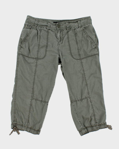 Y2k 00s Calvin Klein Khaki Capris - W30