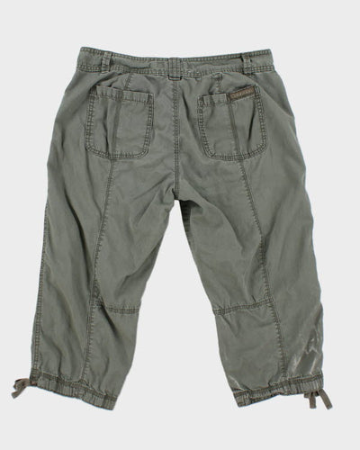 Y2k 00s Calvin Klein Khaki Capris - W30