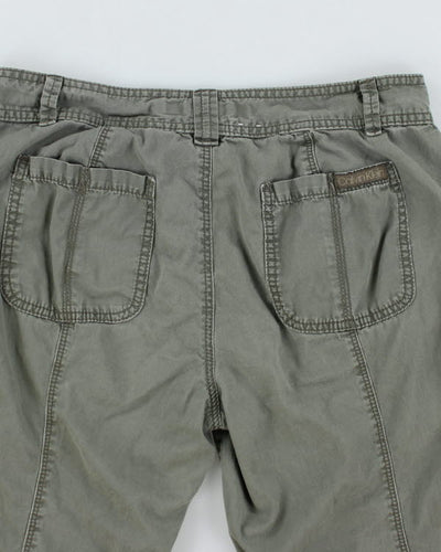 Y2k 00s Calvin Klein Khaki Capris - W30