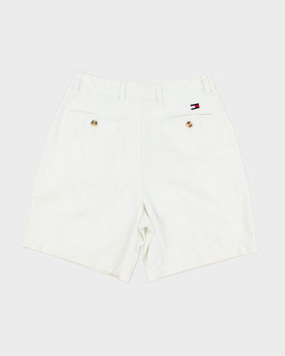 Tommy Hilfiger White Pleated Shorts - W32
