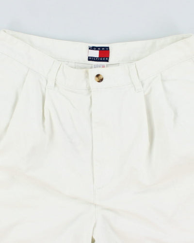 Tommy Hilfiger White Pleated Shorts - W32