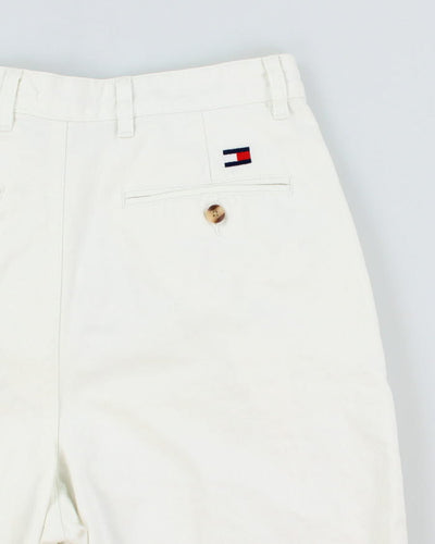 Tommy Hilfiger White Pleated Shorts - W32