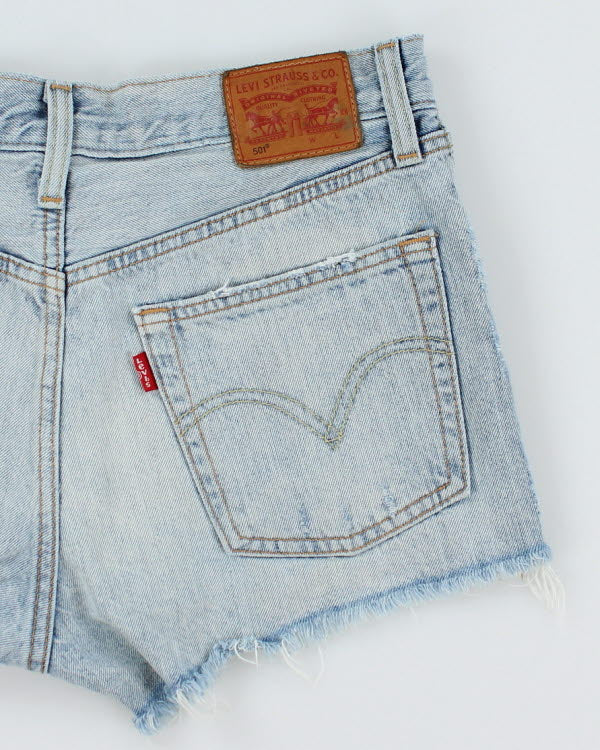Levi s 501 Distressed Denim Shorts W26 Rokit