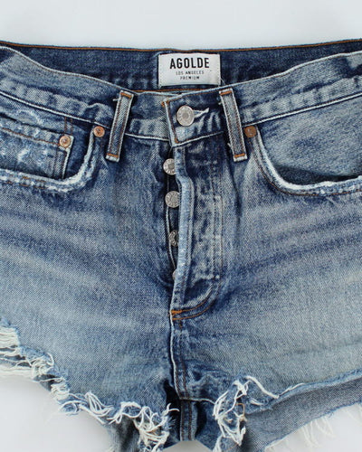 Agolde  Distressed Denim Shorts - W28