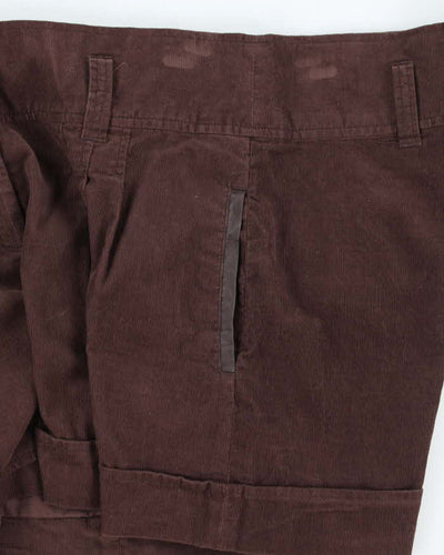 BCBG Brown Corduroy Shorts - M
