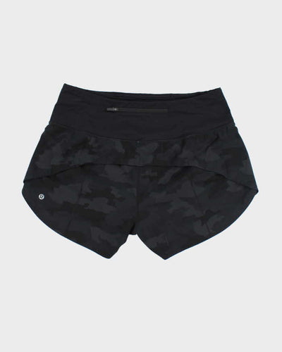 Lululemon Black Camouflage Shorts - M