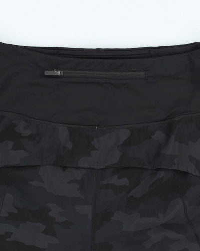 Lululemon Black Camouflage Shorts - M