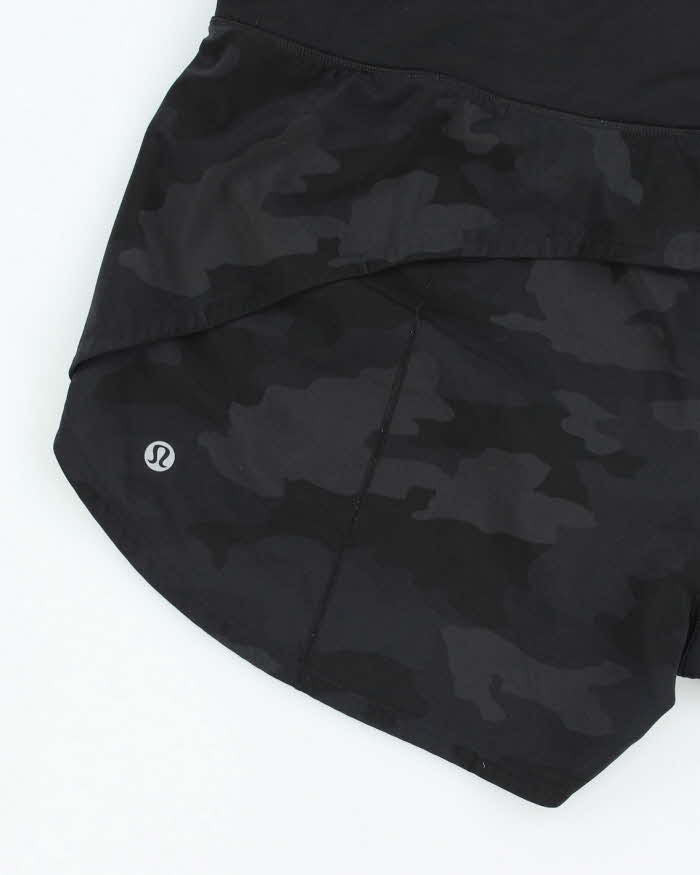 Lululemon Black Camouflage Shorts - M