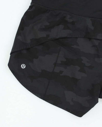 Lululemon Black Camouflage Shorts - M