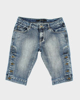 Vintage Y2k 00s Etam Button-Up Long Shorts - S