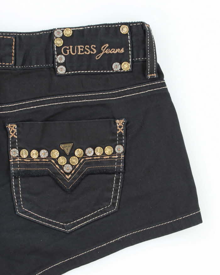 Vintage Y2k 00s Guess Studded Mini Shorts - W30