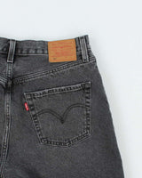 Vintage Levi 501 Black Denim Shorts - W28