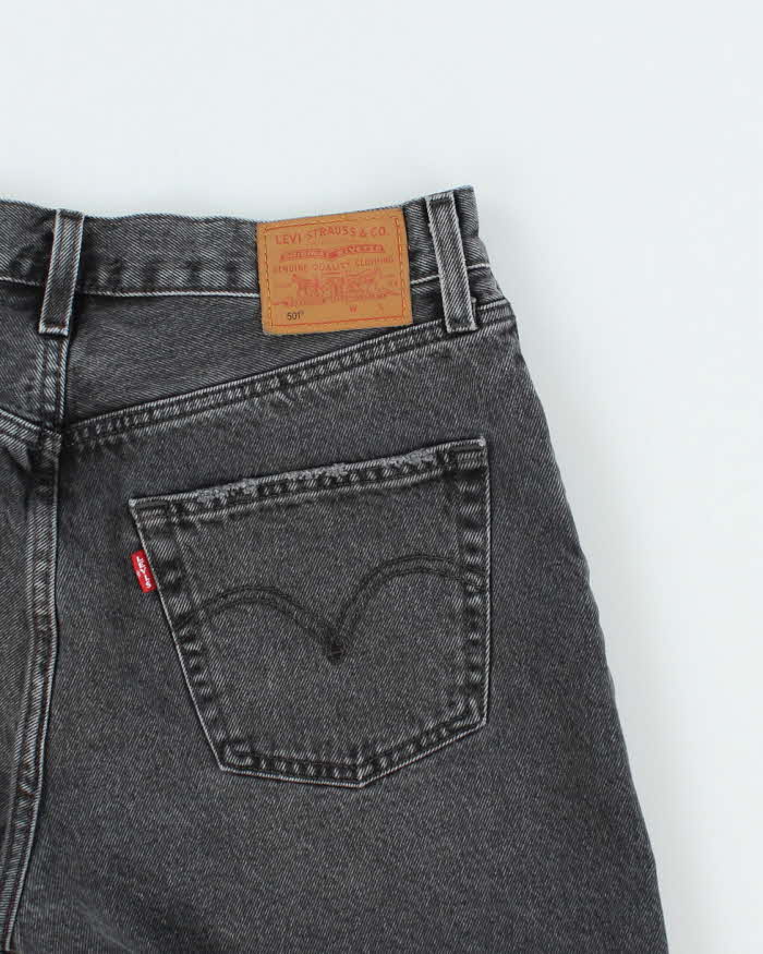Vintage Levi 501 Black Denim Shorts - W28