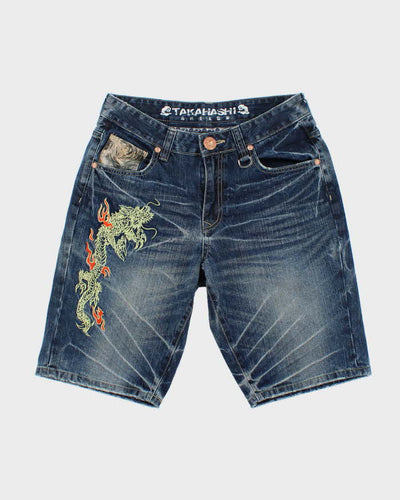 Vintage Y2k 00s Osaka Big Train Embroidered Shorts  - W32