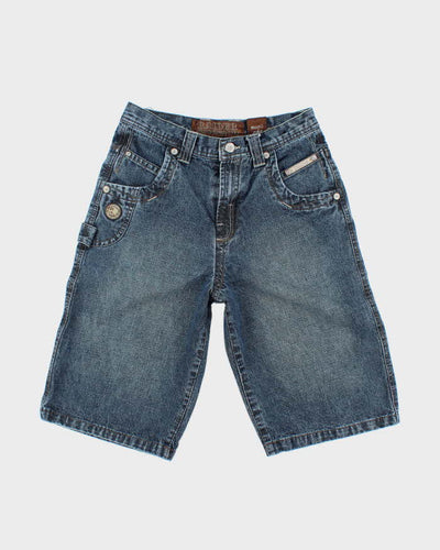 Vintage Y2k 00s Raider Long Denim Shorts - W28