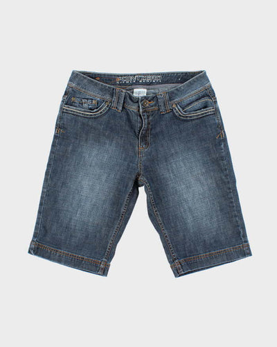 Vintage Y2k 00s Point Zero Long Denim Shorts - W34