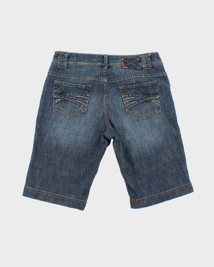 Vintage Y2k 00s Point Zero Long Denim Shorts - W34