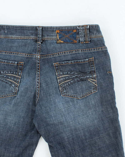 Vintage Y2k 00s Point Zero Long Denim Shorts - W34