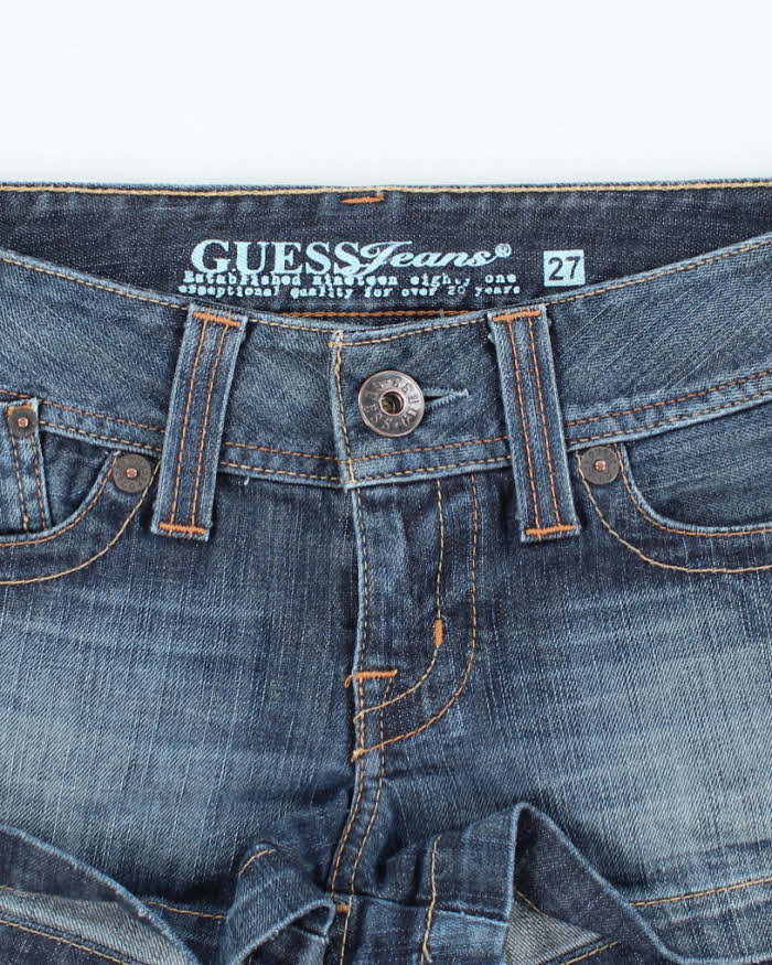 Vintage Y2k 00s Guess Denim Mini Shorts - W27