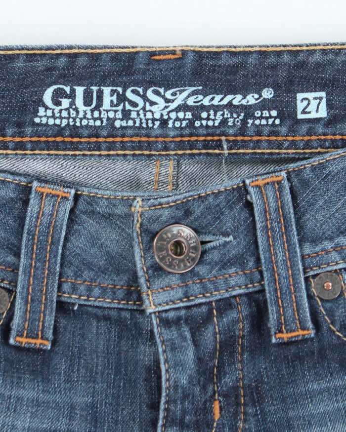 Vintage Y2k 00s Guess Denim Mini Shorts - W27