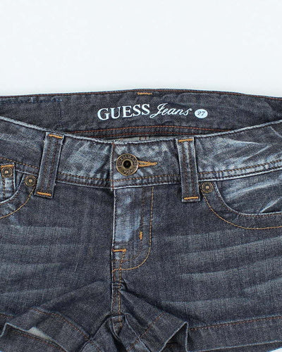 Vintage Y2k 00s Guess Denim Mini Shorts - W27