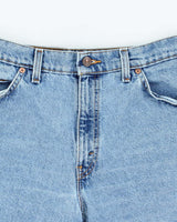Vintage Levi's 514 Orange Tab Denim Shorts - W30