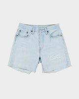 Vintage Levi's Ultra Light Wash Cut Off Denim Shorts - W28 L6