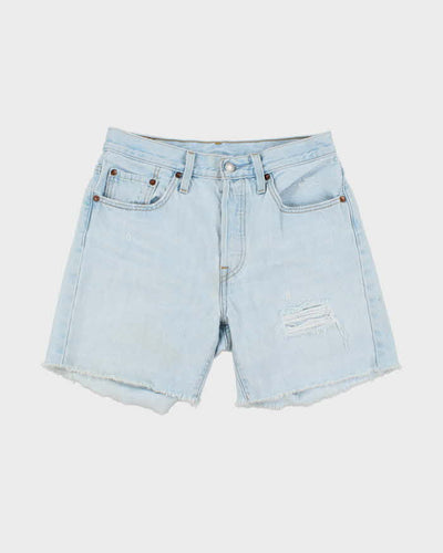 Vintage Levi's Ultra Light Wash Cut Off Denim Shorts - W28 L6