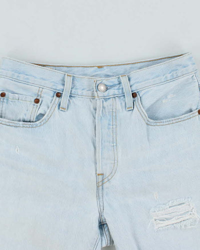Vintage Levi's Ultra Light Wash Cut Off Denim Shorts - W28 L6