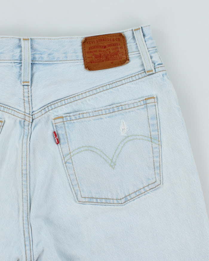Vintage Levi's Ultra Light Wash Cut Off Denim Shorts - W28 L6