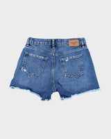 Vintage Calvin Klein Dark Wash Cut Off Denim Shorts - W28 L4