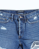 Vintage Calvin Klein Dark Wash Cut Off Denim Shorts - W28 L4