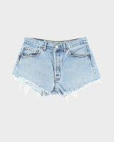 Vintage Levi's Light Wash Cut Off Denim Shorts - W30 L2