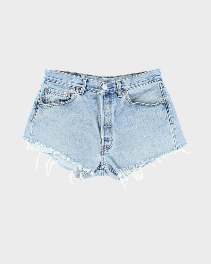 Vintage Levi's Light Wash Cut Off Denim Shorts - W30 L2
