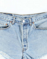 Vintage Levi's Light Wash Cut Off Denim Shorts - W30 L2