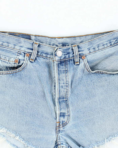 Vintage Levi's Light Wash Cut Off Denim Shorts - W30 L2