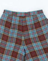 Vintage 80's Lyle &amp; Scott Wool Tartan Print Shorts - W28 L9