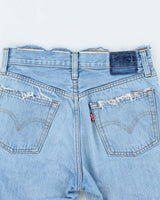 Vintage Levi's Distressed Denim Shorts - W28