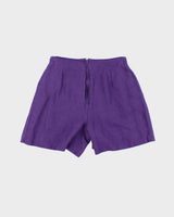 Vintage Early 90s Beechers Brook Purple high Waisted Shorts - M