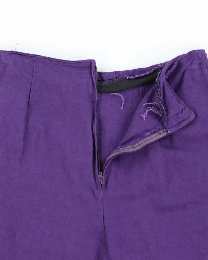 Vintage Early 90s Beechers Brook Purple high Waisted Shorts - M