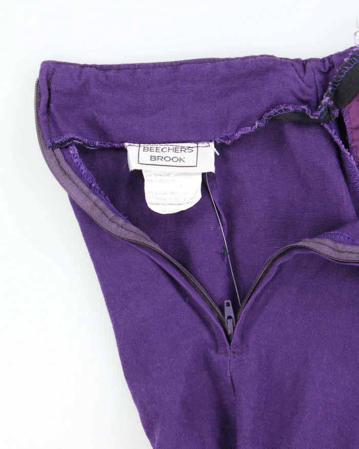 Vintage Early 90s Beechers Brook Purple high Waisted Shorts - M