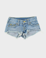 Vintage Y2k 00s True Religion Deni Mini Shorts - XS