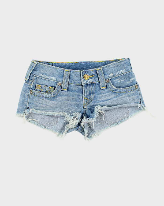 Vintage Y2k 00s True Religion Deni Mini Shorts - XS
