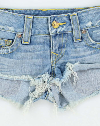 Vintage Y2k 00s True Religion Deni Mini Shorts - XS