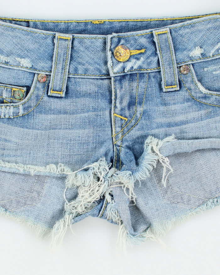 Vintage Y2k 00s True Religion Deni Mini Shorts - XS