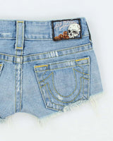 Vintage Y2k 00s True Religion Deni Mini Shorts - XS