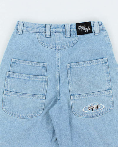 Vintage Y2k 00s Extreme Zone Denim Shorts - W26